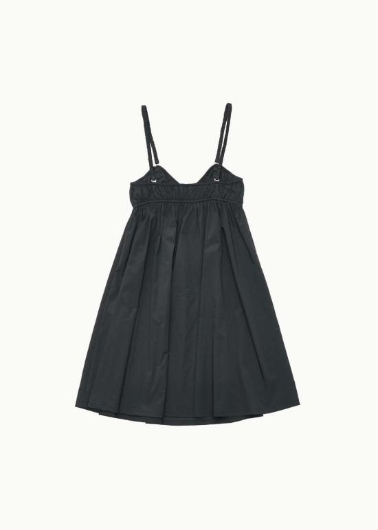  아모멘토 숏 원피스 AM24SSW06DRCHARCOAL DOM - AMOMENTO