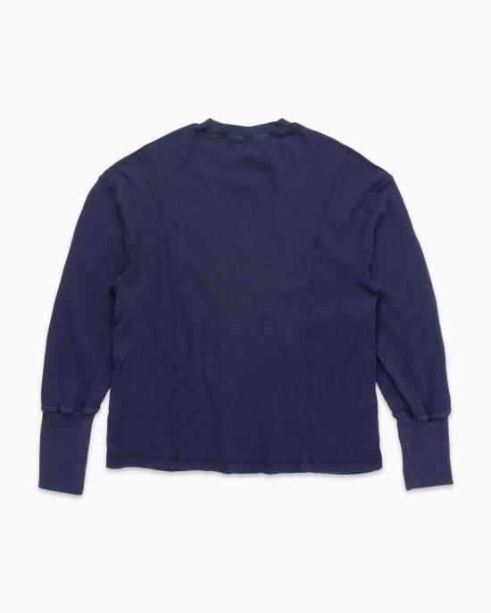  Nicholas Daley 스웨터 니콜라스 데일리 와플 크루넥 네이비 - OTHER BRANDS