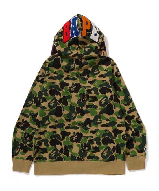  베이프 후드 티셔츠 001ZPL802006LGRN GREEN DOM - BAPE