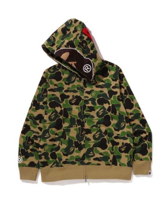  베이프 후드 티셔츠 001ZPL802006LGRN GREEN DOM - BAPE