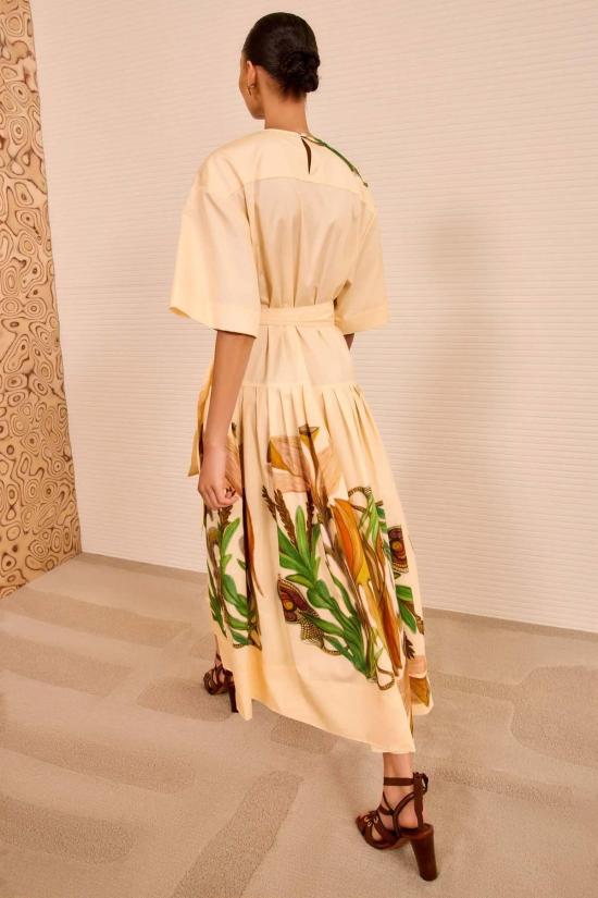  울라 존슨 롱 원피스 아닐린 드레스 - ULLA JOHNSON