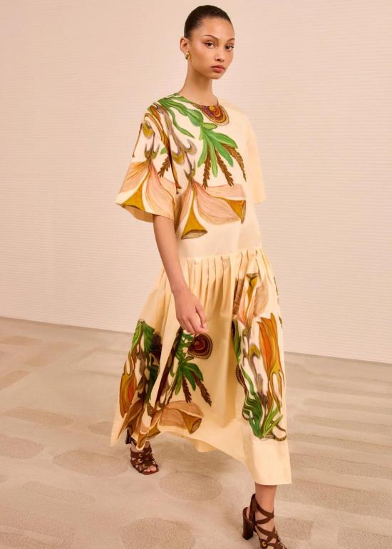  울라 존슨 롱 원피스 아닐린 드레스