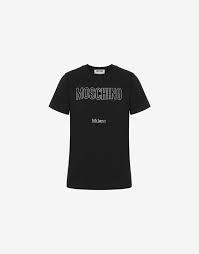 25FW 모스키노 반팔 티셔츠 AEF252E 07205541AEF1555 Black DOM