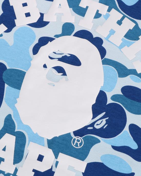  베이프 긴팔 티셔츠 001LTL801006MBLU BLUE DOM - BAPE