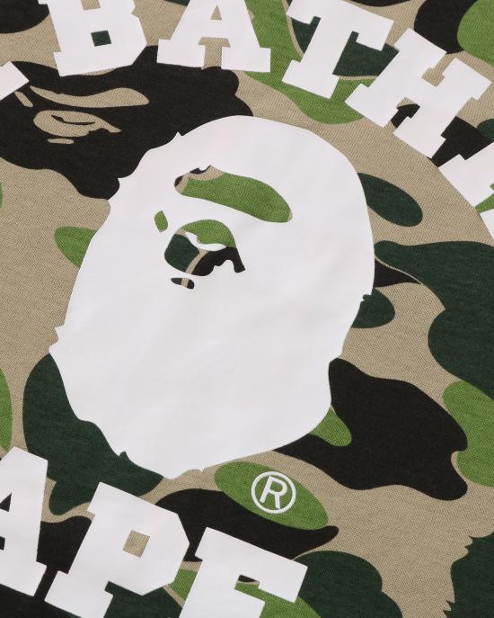  베이프 긴팔 티셔츠 001LTL801006MGRN GREEN DOM - BAPE