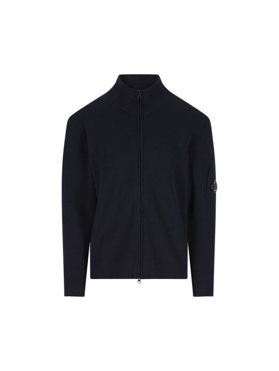 25FW 씨피 컴퍼니 리울 풀 집 렌즈 가디건 제트 19CMKN202A006595A888 AI25 Black