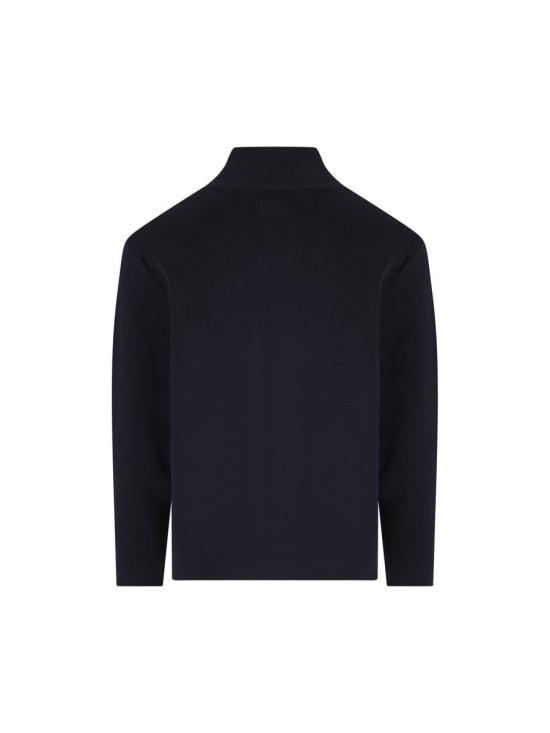 25FW 씨피 컴퍼니 리울 풀 집 렌즈 가디건 제트 19CMKN202A006595A888 AI25 Black - C.P. COMPANY