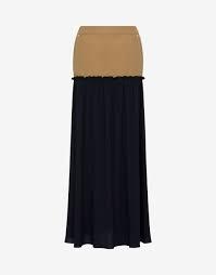 25FW 모스키노 롱 스커트 AEF252K101258219AEF1084 Blue DOM