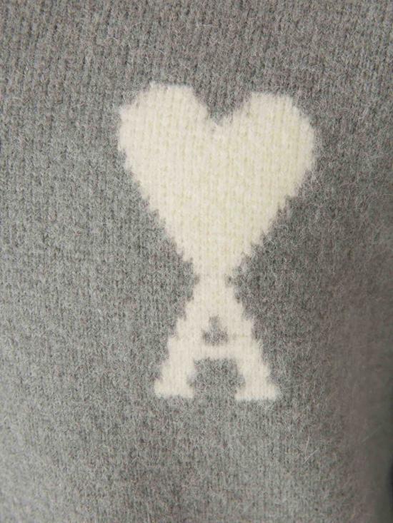 25FW 아미 스웨터 UPL408 KN0135 058GREY OFF WHITE - AMI