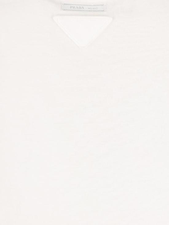 26SS 프라다 민소매 티셔츠 3570B18QZF0009 P26 WHITE - PRADA