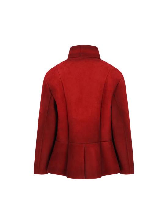 25FW 프라다 본디드 스웨이드 자켓  55858173BF0041 AI25 Red - PRADA