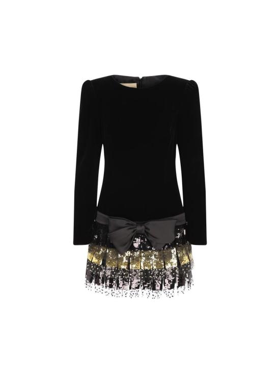 25FW 발렌티노 가라바니 원피스 7B0VAGD19Q9N06 AI25 Black - VALENTINO GARAVANI