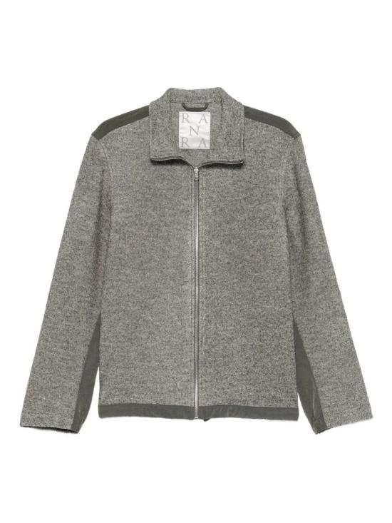 25FW 란나 집업 니트 AMFW25TR01536 64087 C722 MAJOR BROWN