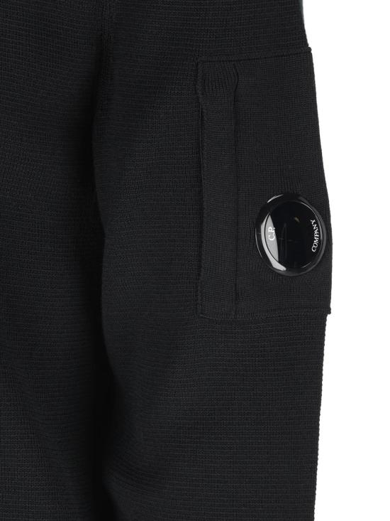 25FW 씨피 컴퍼니 스웨터 19CMKN201A006595A999 AI25 Black - C.P. COMPANY