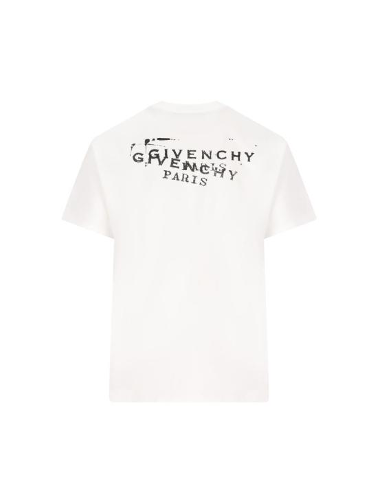 26SS 지방시 반팔 티셔츠 BM71NK3YSA100 P26 WHITE - GIVENCHY