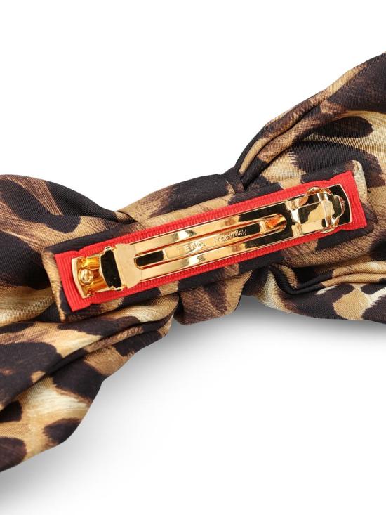 25FW 펜디 헤어 액세서리 FXT467AVP6F0QF0 AI25 BROWN - FENDI