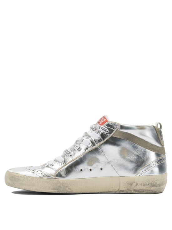 26SS 골든구스 미드 스타 스니커즈 GWF00122F00279470216 Silver - GOLDEN GOOSE