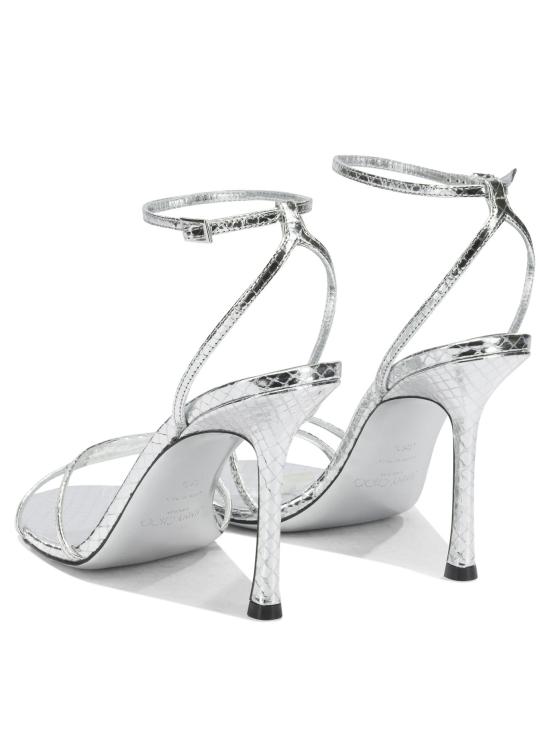 26SS 지미추 힐/펌프스 1998 LEO 100WAPSILVER Silver - JIMMY CHOO