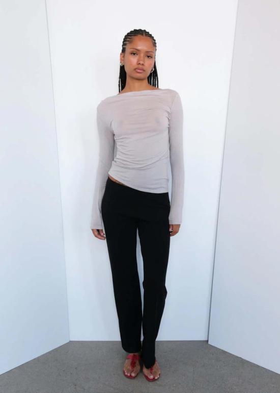  길 긴팔 티셔츠 젤 드류 탑 - GEEL