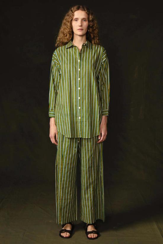  Chan Luu 언더웨어 찬 루 스트라이프 라운지 세트 - OTHER BRANDS