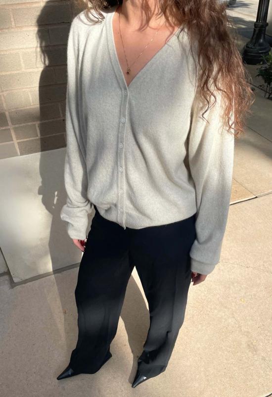  더 엔케이씨 스토어 가디건 Nkc 스토어 수잔나 캐시미어 블렌드 카디건 - The NKC Store