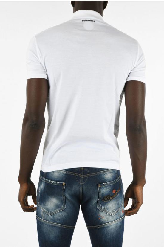  디스퀘어드2 폴로 티셔츠 S74GD0256 S22427 100 White - DSQUARED2