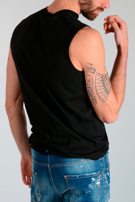  디스퀘어드2 민소매 티셔츠 S71GD0535 S22427 900 Black - DSQUARED2