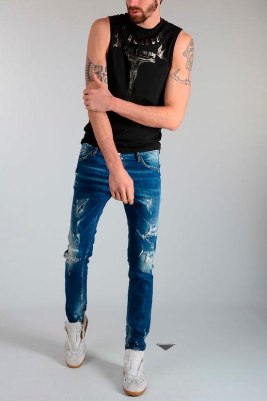  디스퀘어드2 민소매 티셔츠 S71GD0535 S22427 900 Black - DSQUARED2