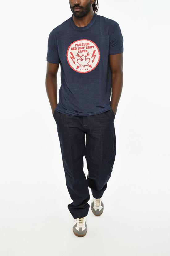  디스퀘어드2 반팔 티셔츠 S71GD0482 S22994 470 Blue - DSQUARED2