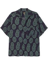 25SS 니들스 반팔 셔츠 QV123 PURPLE GREEN DOM