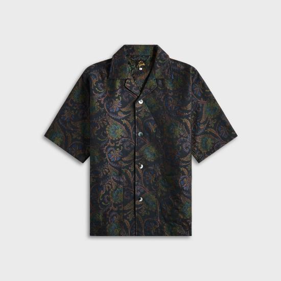 25SS 니들스 반팔 셔츠 QV117 NAVY DOM