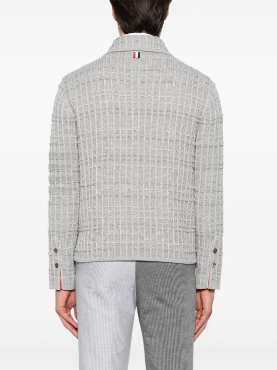 25FW 톰브라운 가디건 MKJ135AY9036982 TONAL GREY DOM - THOM BROWNE