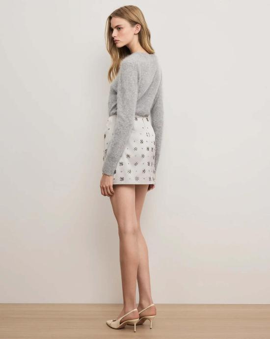  베로니카비어드 숏 스커트 베로니카 비어드 올레나 스커트 장식 실버 - VERONICA BEARD