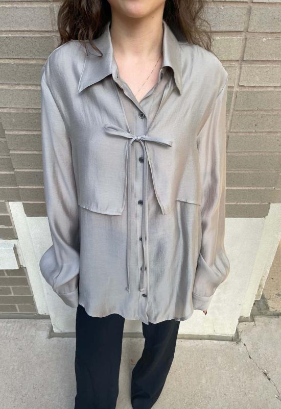  더 엔케이씨 스토어 블라우스 Nkc 스토어 케리나 버튼 다운