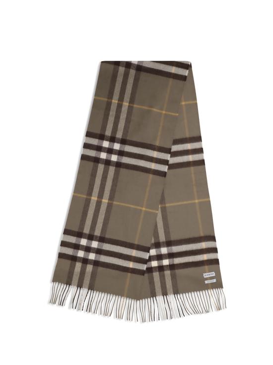 26SS 버버리 체크 캐시미어 스카프 8112647 C3264 BROWN - BURBERRY