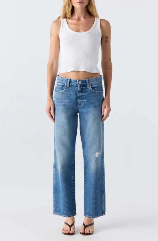  아모 데님 데님 팬츠 빌리 톨 진