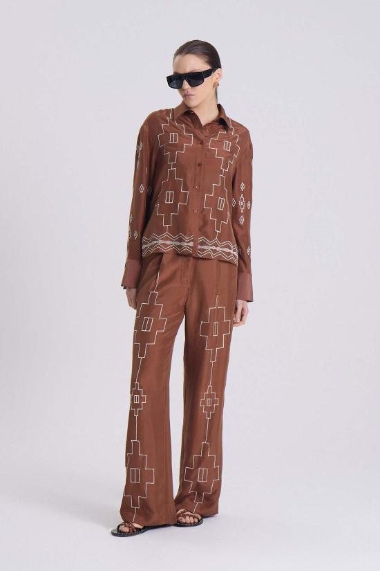  마리아 셰르 블라우스 마리아 셰어 마일 하일 스텔라 셔츠 담배