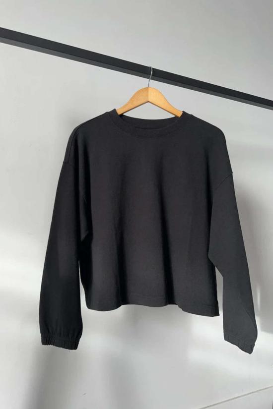  르 본 숍 긴팔 티셔츠 Le Bon Shoppe Naturelle 티셔츠 블랙