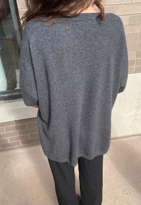  더 엔케이씨 스토어 블라우스 Nkc 스토어 캐시미어 V넥 탑 - The NKC Store