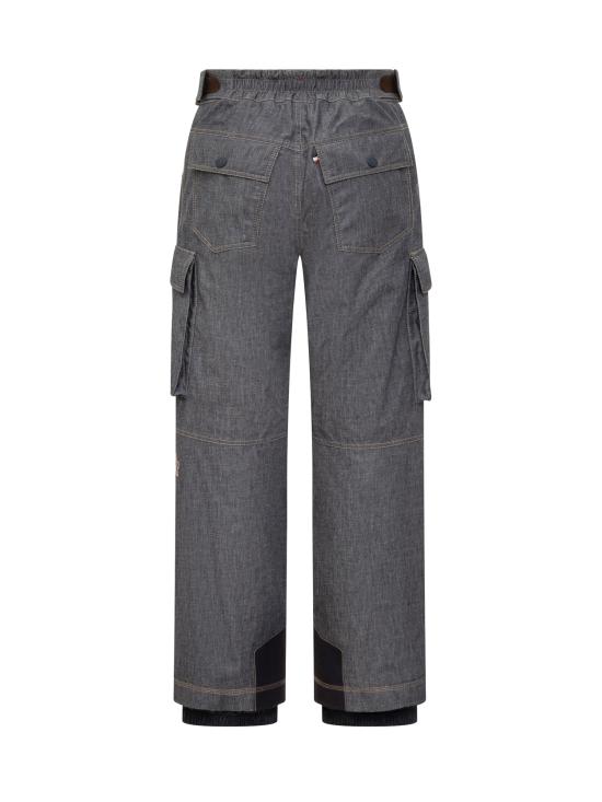 25FW 몽클레어 스트레이트 팬츠 K20972G00003598RR 989 NERO - MONCLER