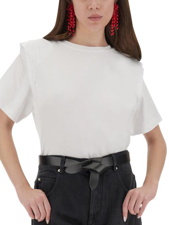 25FW 이자벨마랑 반팔 티셔츠 TS0041FA A1N41I20WH WHITE - ISABEL MARANT