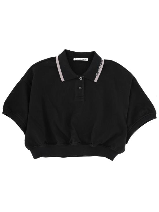 26SS 티바이알렉산더왕 폴로 티셔츠 4CC1261207 001 BLACK