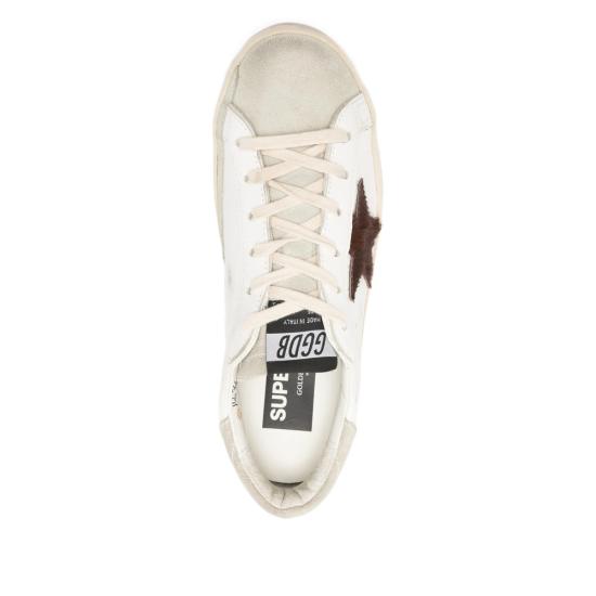 26SS 골든구스 슈퍼스타 스니커즈 GWF00102 F004336 11428 WHITE BROWN - GOLDEN GOOSE