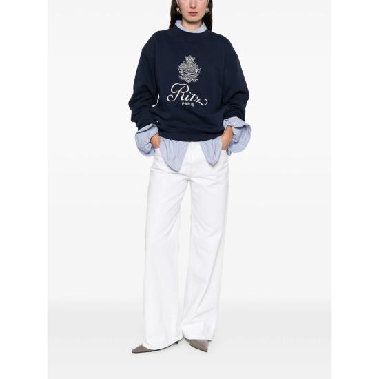 26SS 프레임 긴팔 티셔츠 MP26JSS003 DKNV BLUE - FRAME