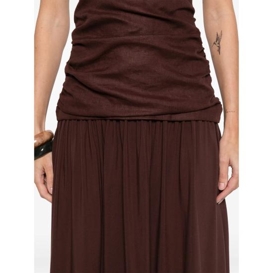 26SS 페이스풀더브랜드 롱 원피스 FF4358 CRB TALI MAXI CAROB BROWN - FAITHFULL THE BRAND