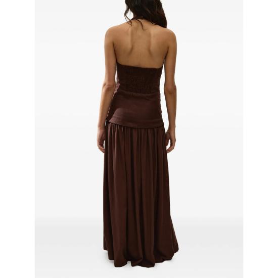 26SS 페이스풀더브랜드 롱 원피스 FF4358 CRB TALI MAXI CAROB BROWN