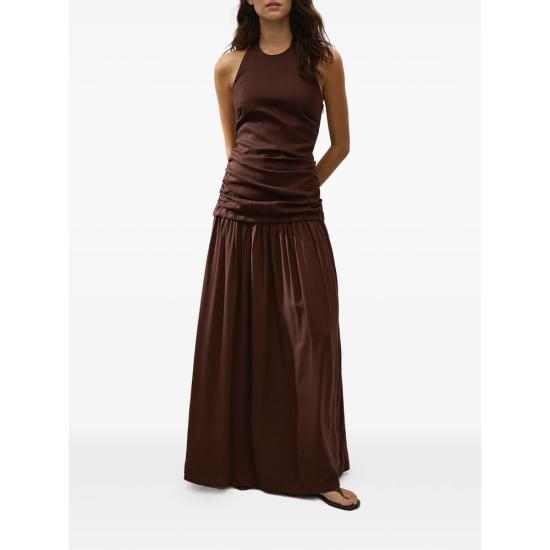 26SS 페이스풀더브랜드 롱 원피스 FF4358 CRB TALI MAXI CAROB BROWN - FAITHFULL THE BRAND