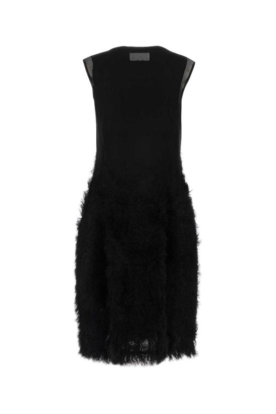 25FW 마르지엘라 미디 원피스 S29DD0044M13202 900 Black - MAISON MARGIELA