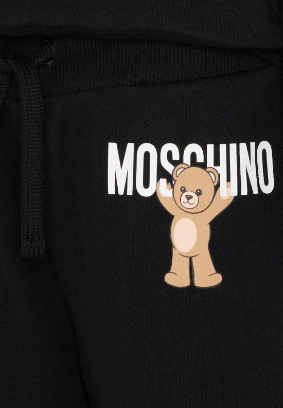 25FW [키즈] 모스키노 오버롤 HUK04A LCA40 60100 BLACK - MOSCHINO