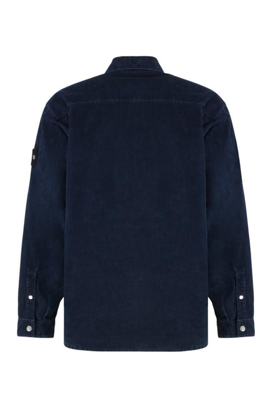 25FW 스톤 아일랜드 긴팔 셔츠 S151100008S0J10 V0021 BLUE - STONE ISLAND